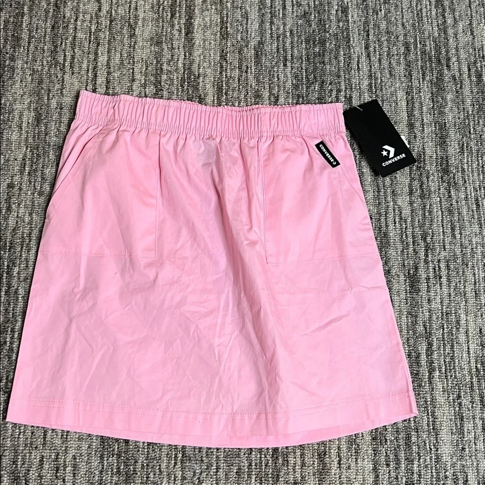 Converse - Girl's  Light Pink Mini Skirt Size L